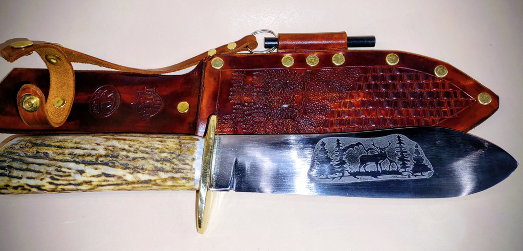 Hand Forged Knife: Custom Hunter / Skinner Knife