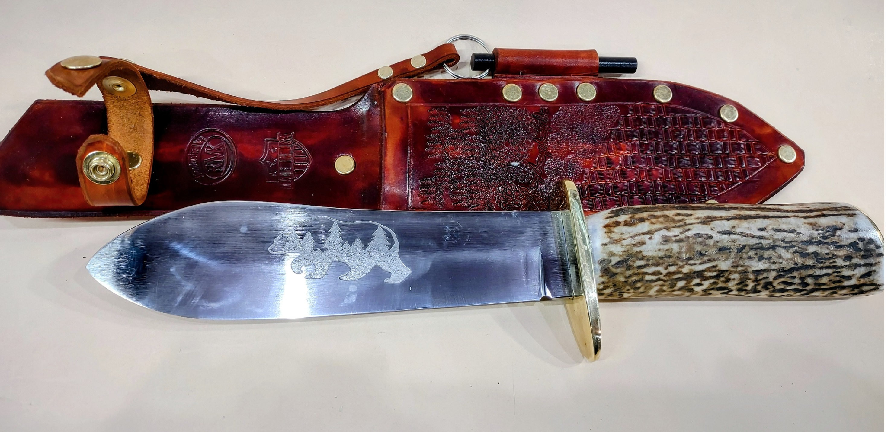 Hand Forged Knife: Custom Hunter / Skinner Knife