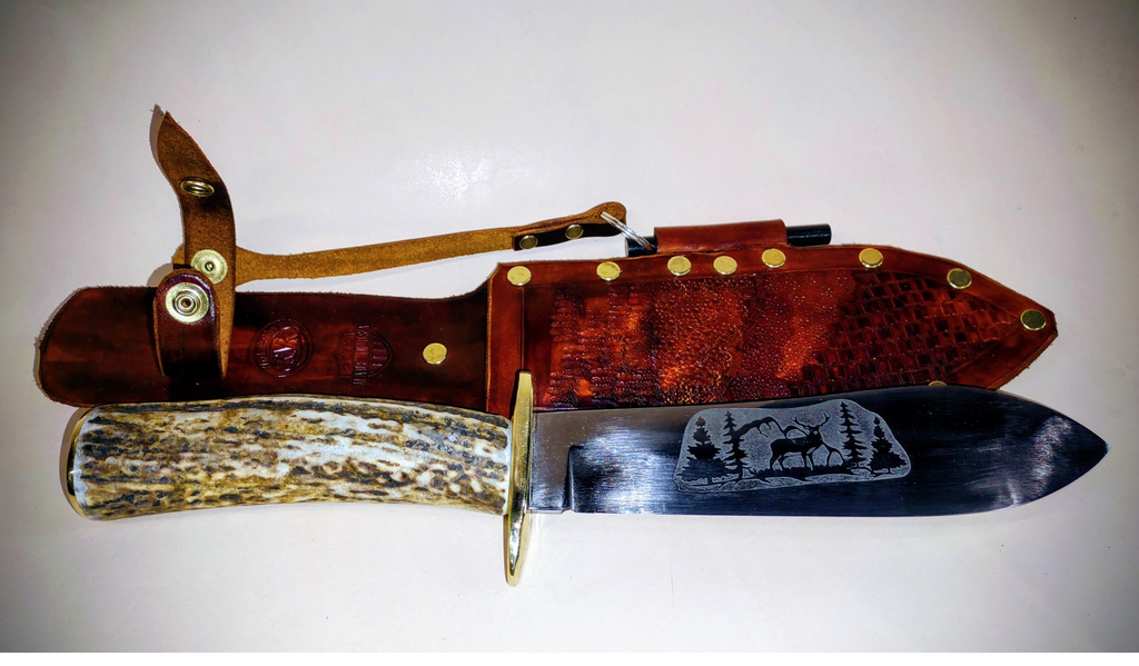 Hand Forged Knife: Custom Hunter / Skinner Knife