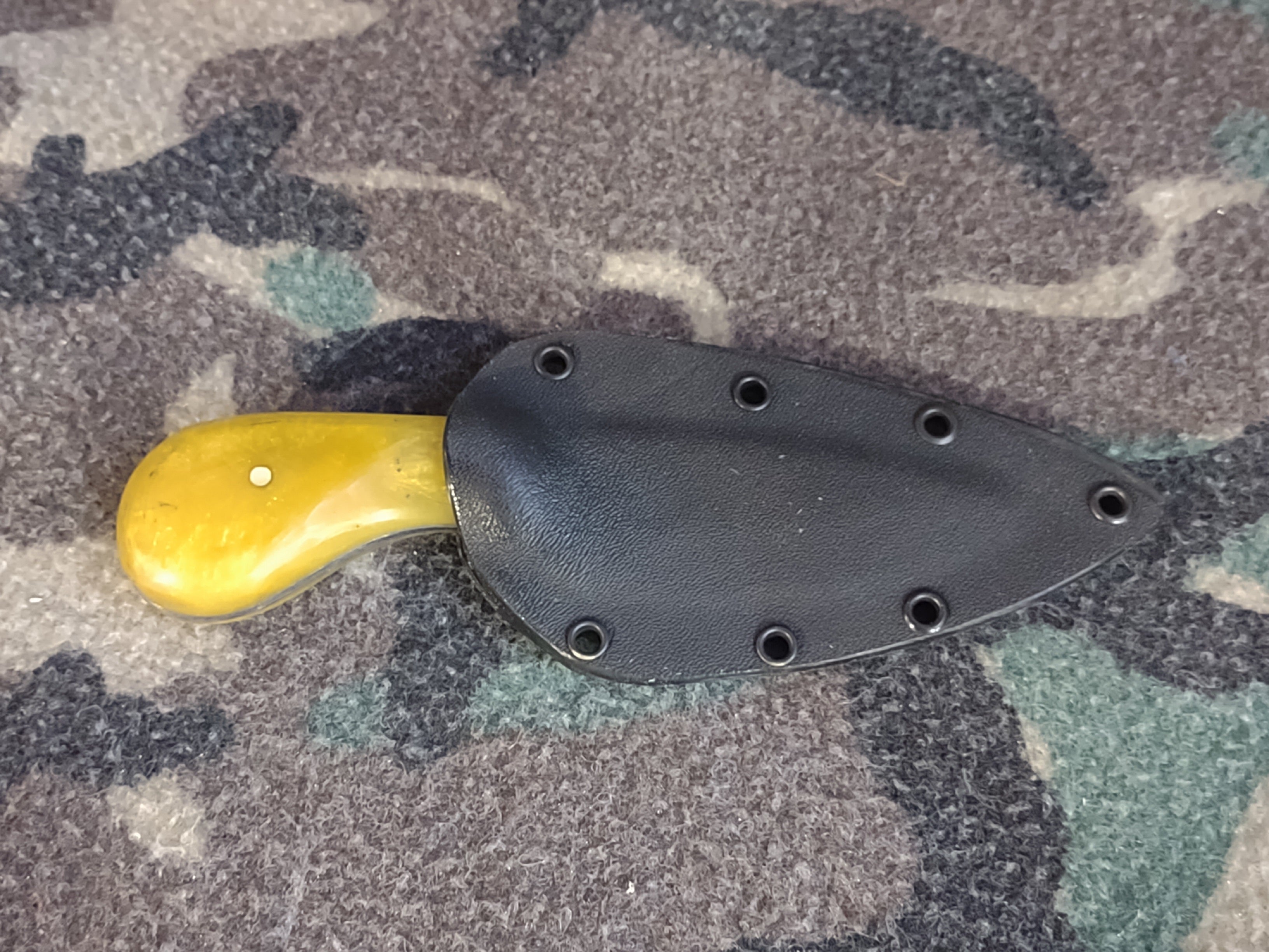 Hand Forged Knife: EDC Neck Knife