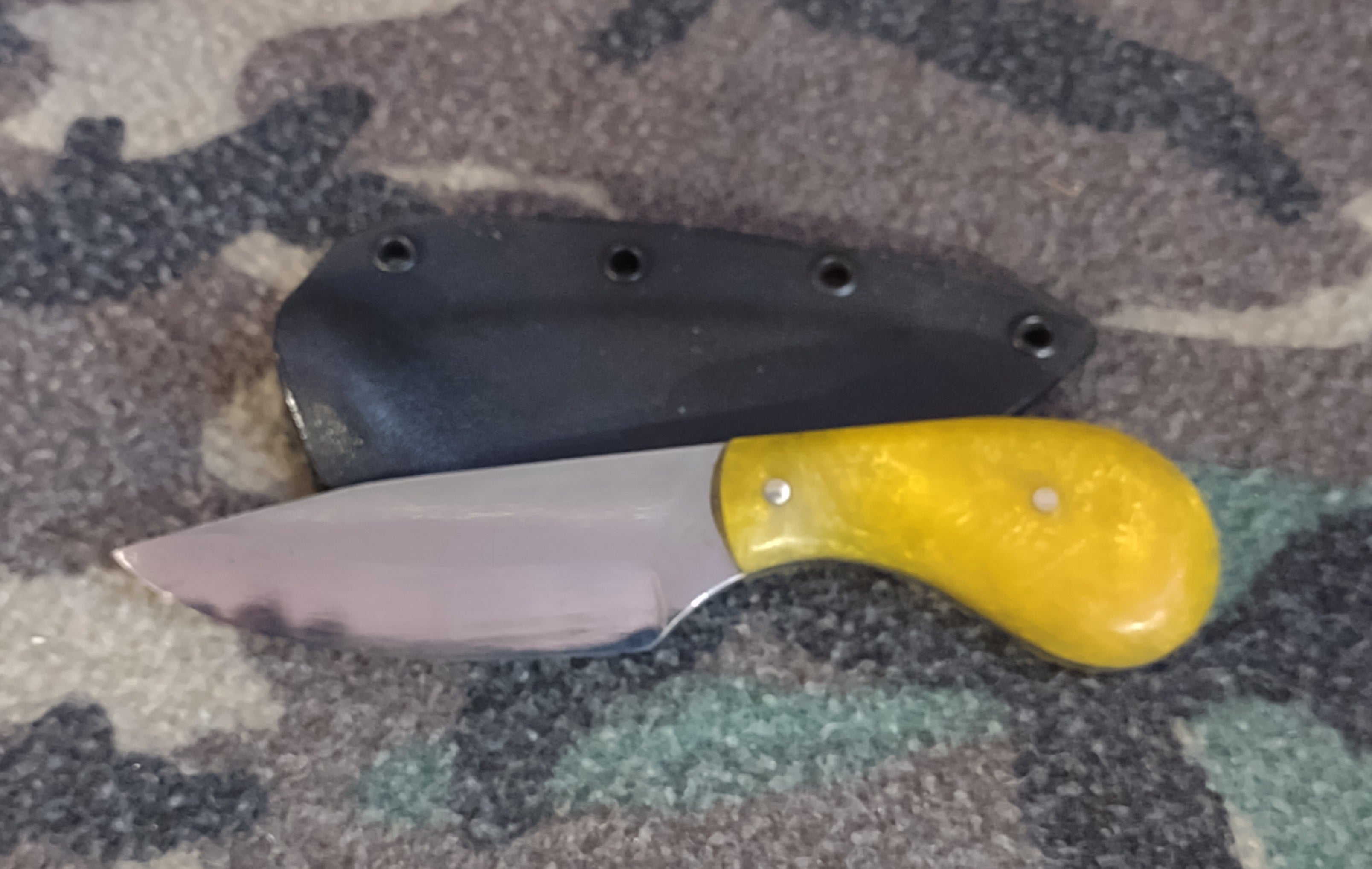 Hand Forged Knife: EDC Neck Knife