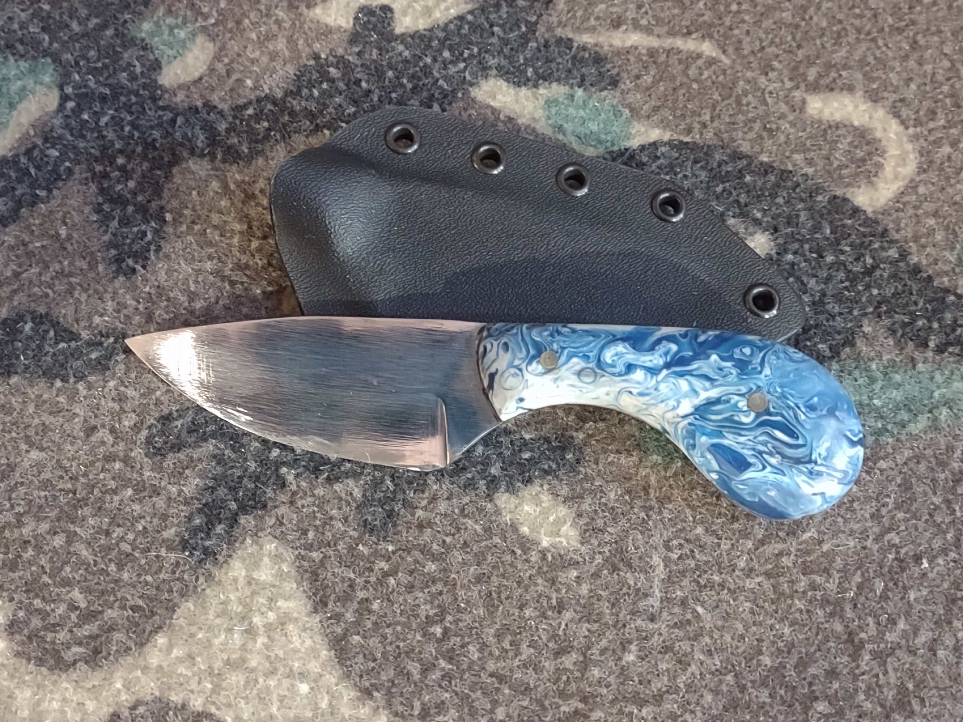 Hand Forged Knife: EDC Neck Knife